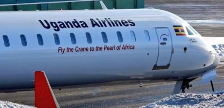 Uganda Airlines Bombardier Jet